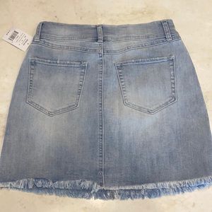 Jean mini skirt